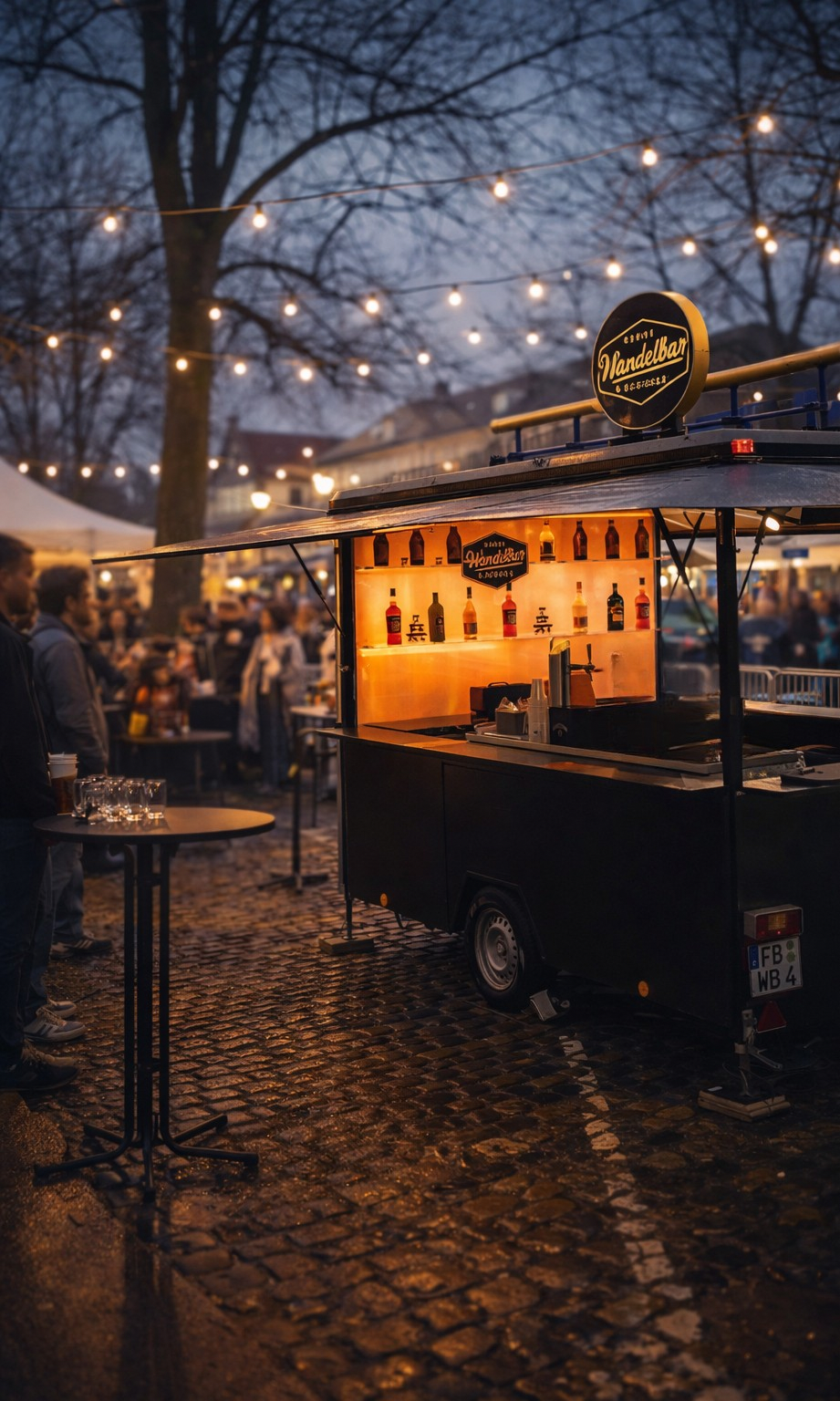 Wandelbar mobile Bar bei Abendveranstaltung